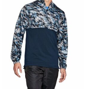 Under Armour Blue Camo Light Pullover Jacket - Men’s Small/Women’s Medium